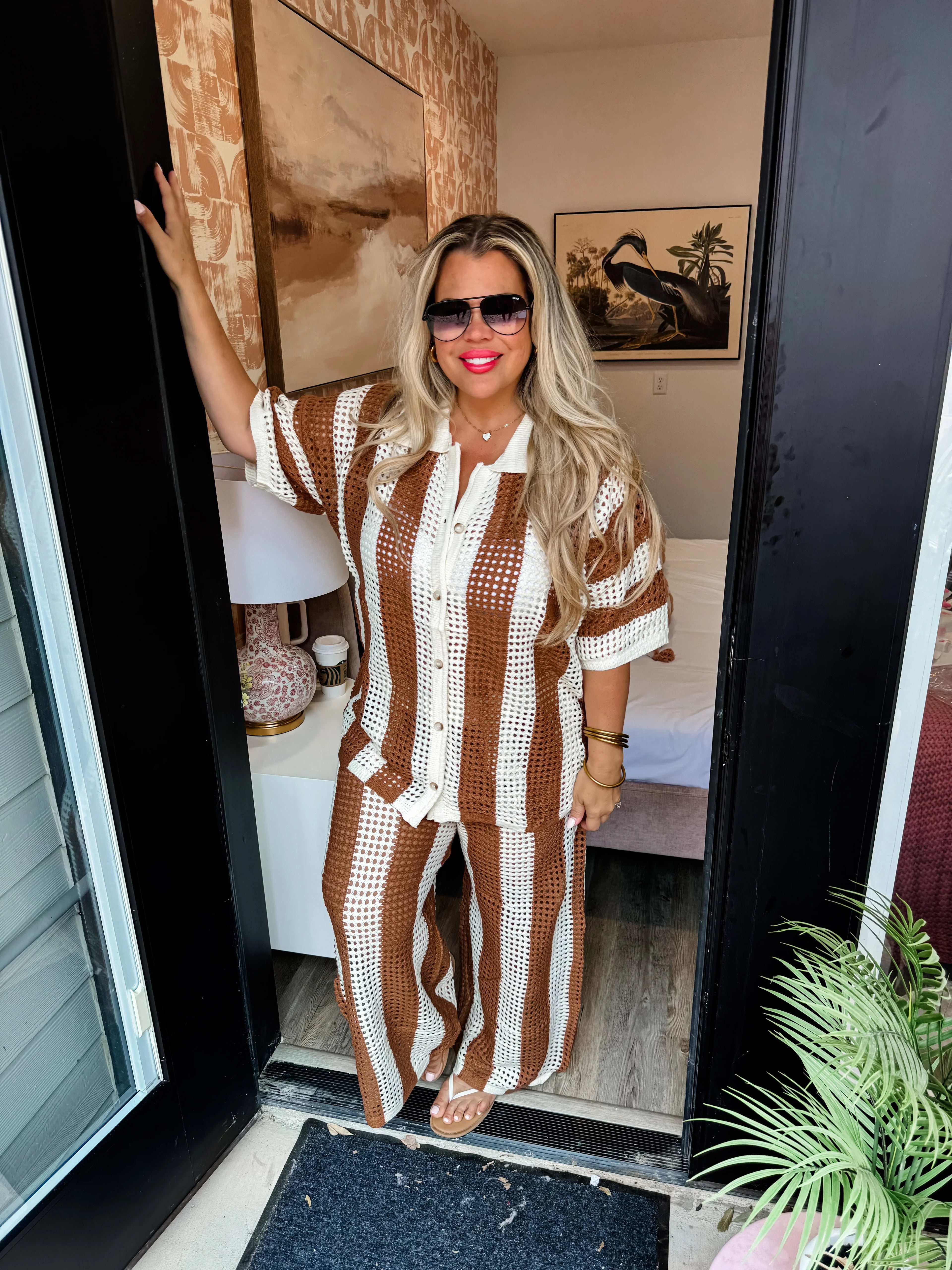 Sandy Toes Sweater Knit Cover-Up Set - Reg & Curvy