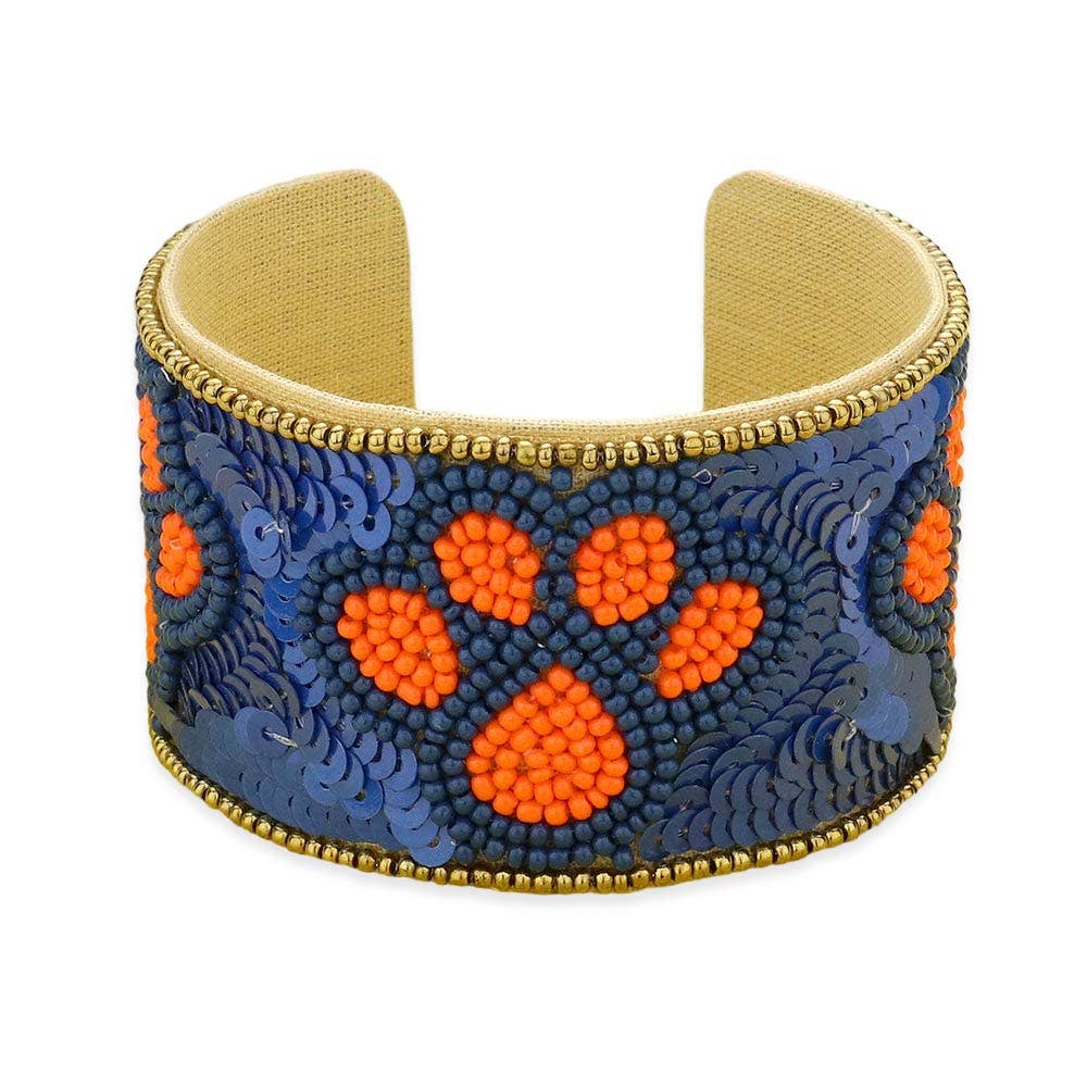 Game Day Sequin Paw Bracelets
