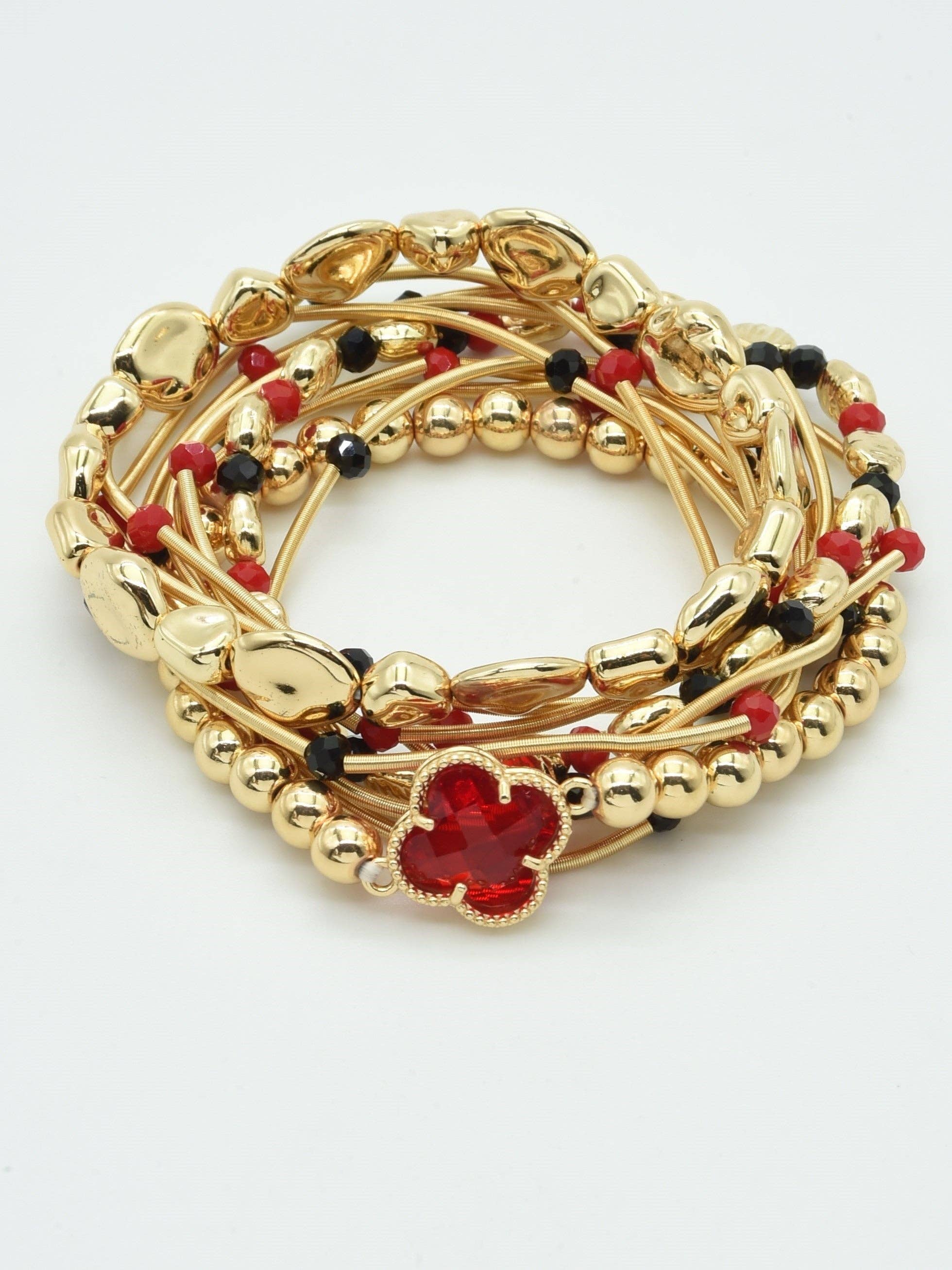 Game Day Glam Bracelet Stack - 4 Colors
