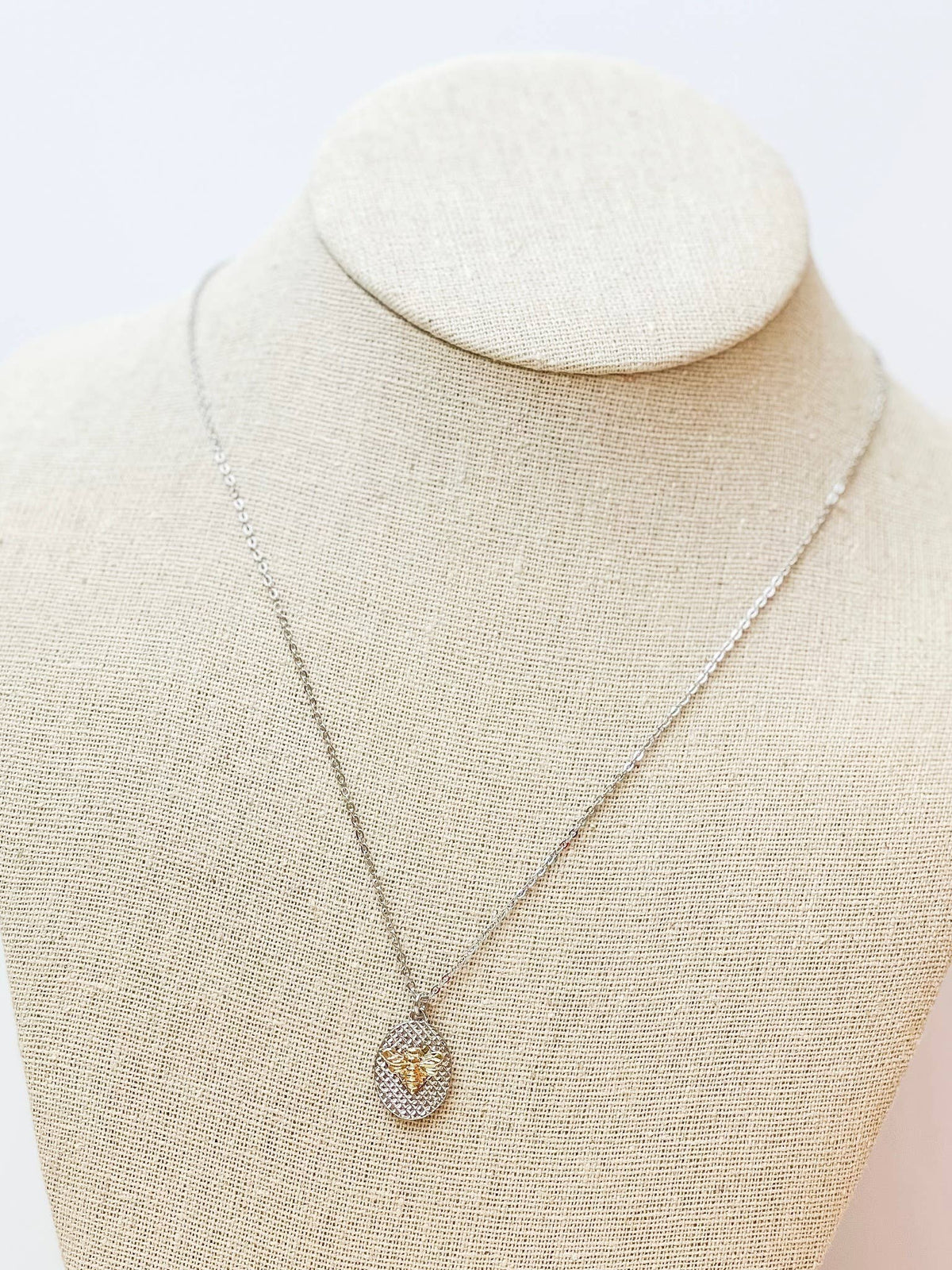 Queen Bee Charm Necklace