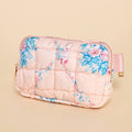 Blush Bloom Puffer Belt Bag