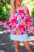 Tropic State of Mind Off Shoulder Top - Reg & Curvy