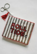 University of Alabama Beaded Coin Purse