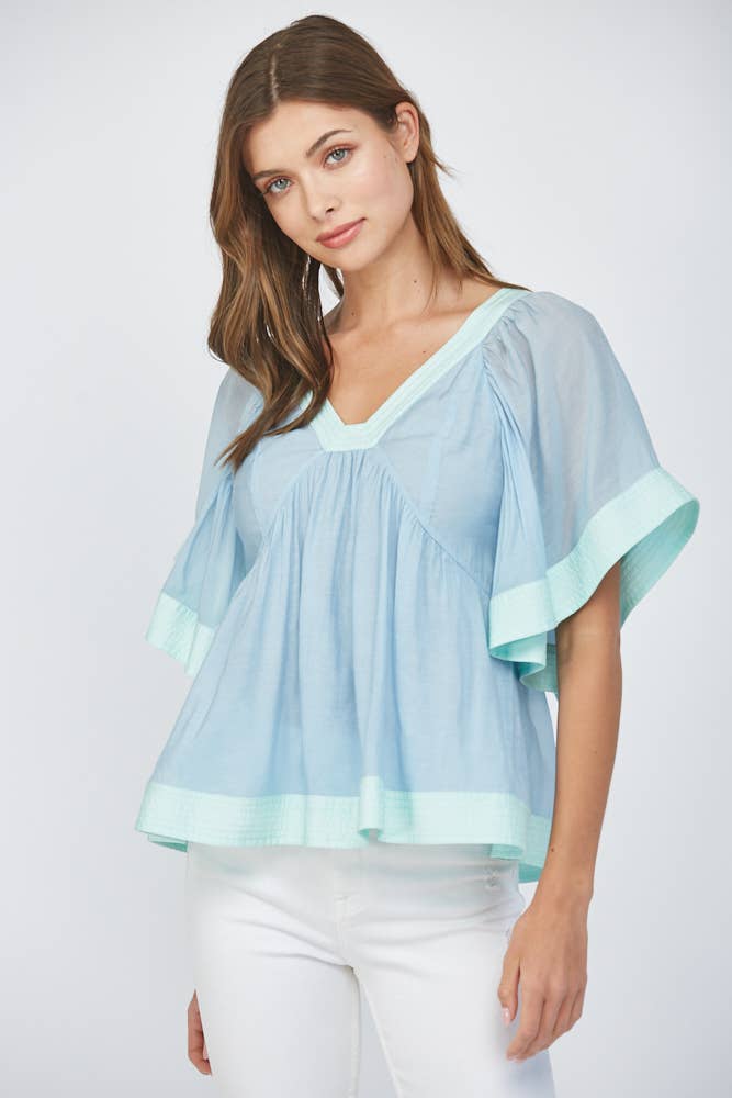 Mint To Be Babydoll Top