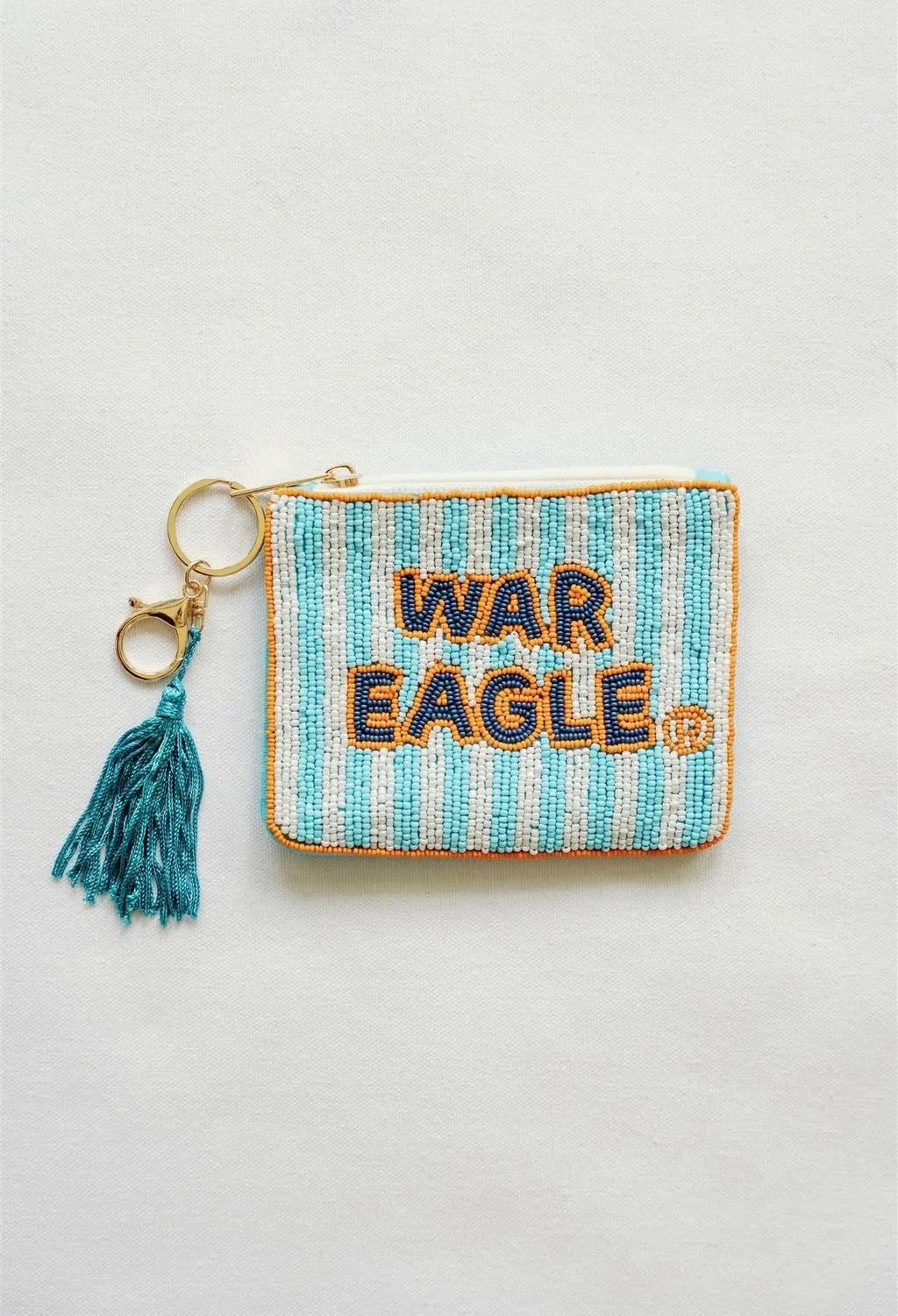 Auburn University Beaded Coin Purse