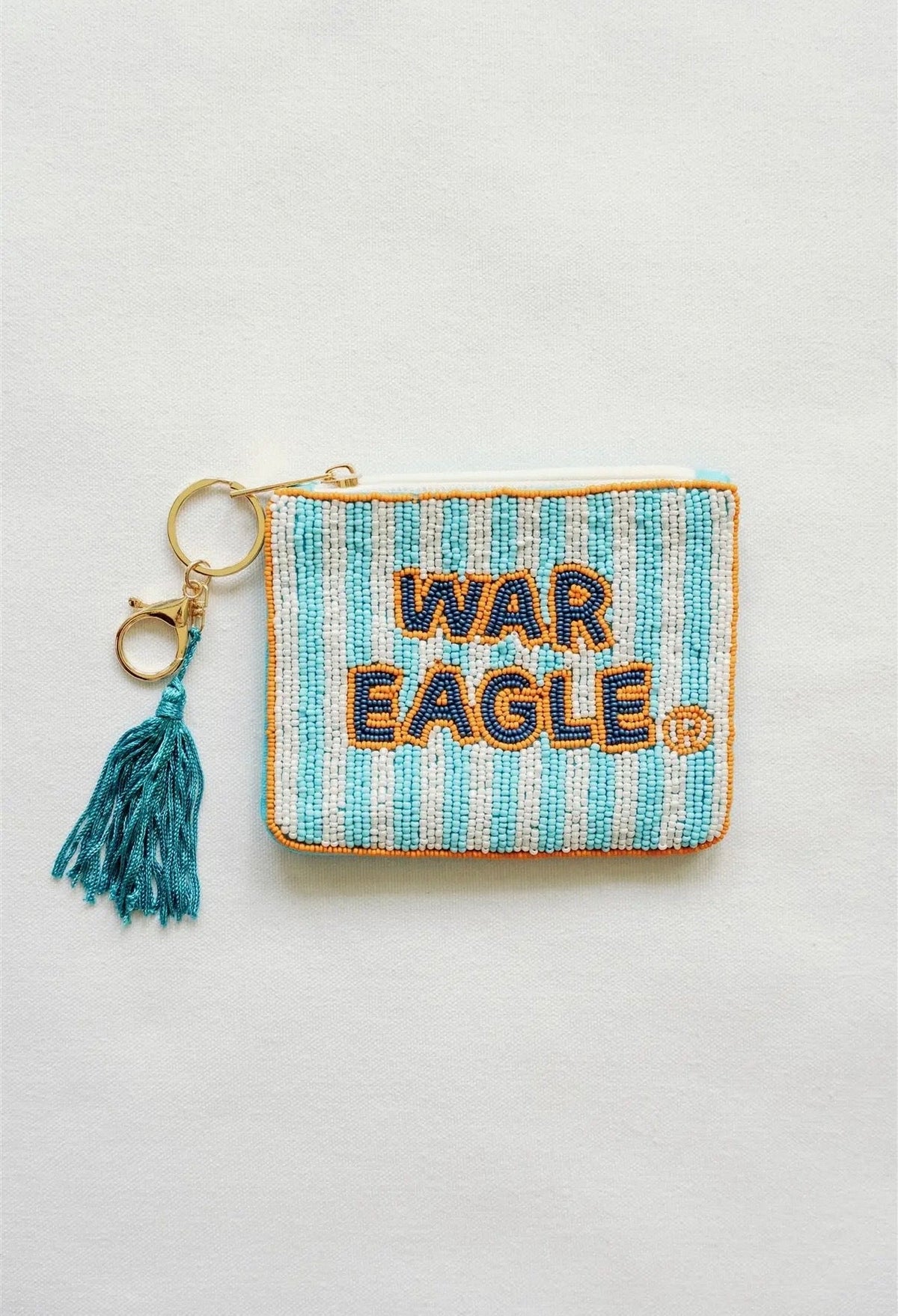 Auburn University Beaded Coin Purse