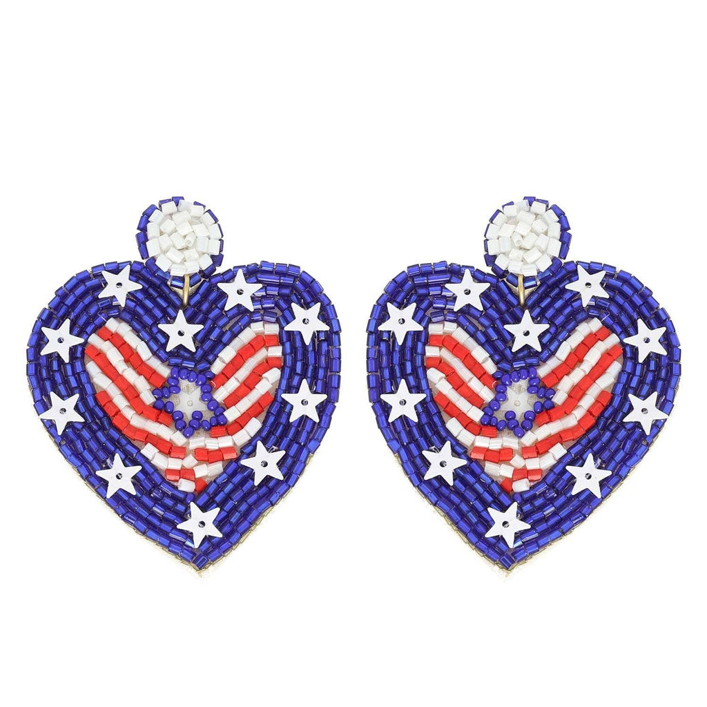 Heart of America Sparkle Earrings