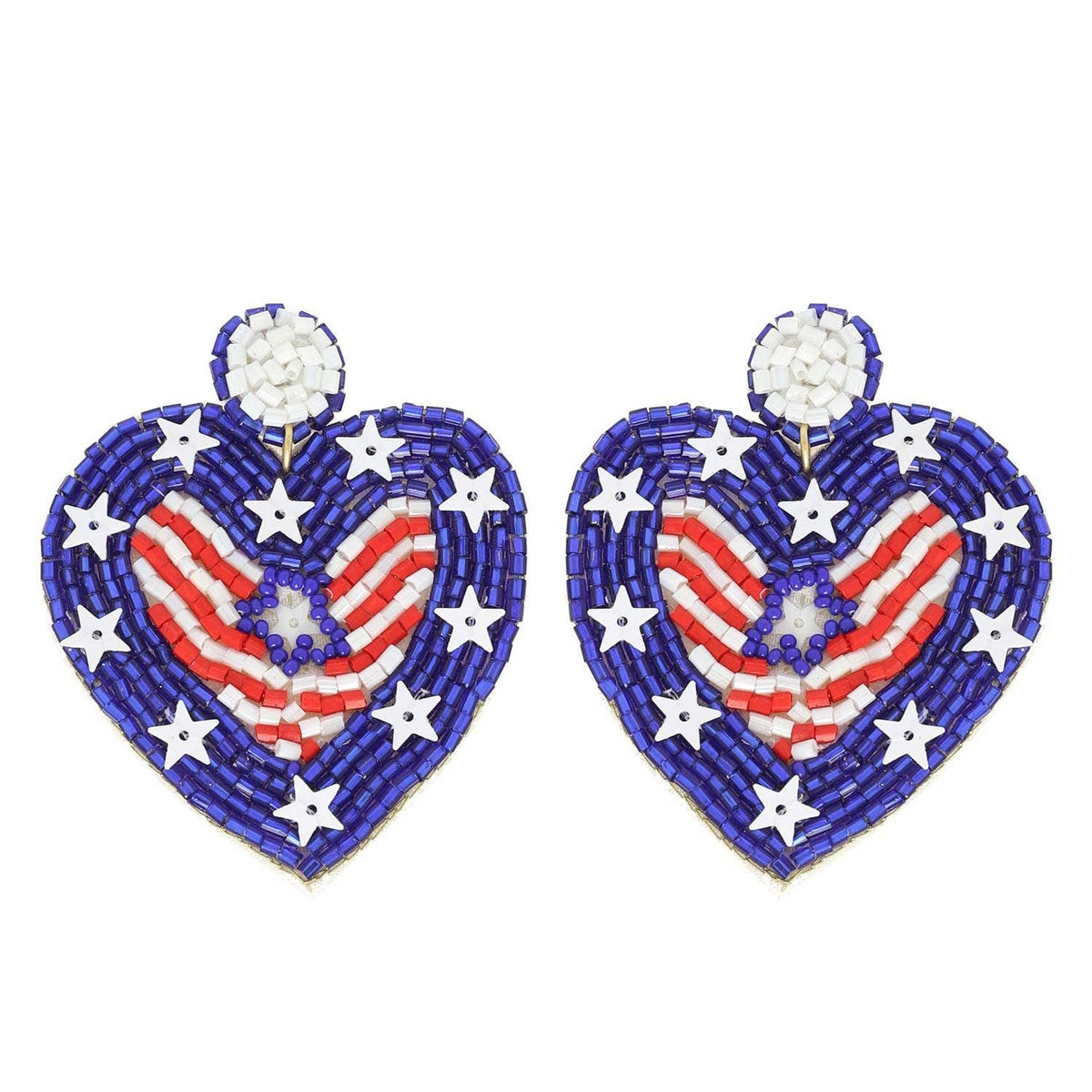 Heart of America Sparkle Earrings