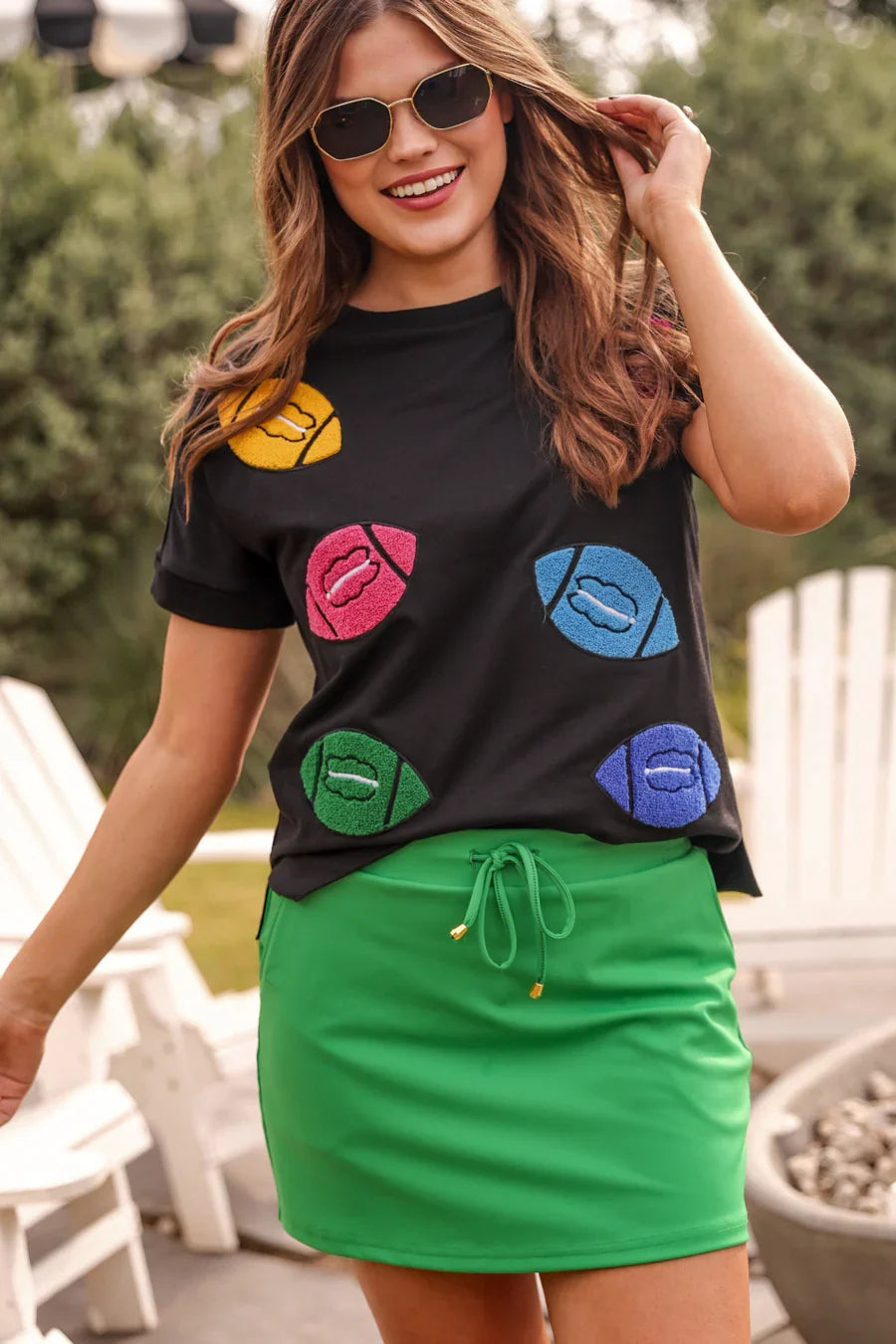 Touchdown Confetti Tee - Reg & Curvy