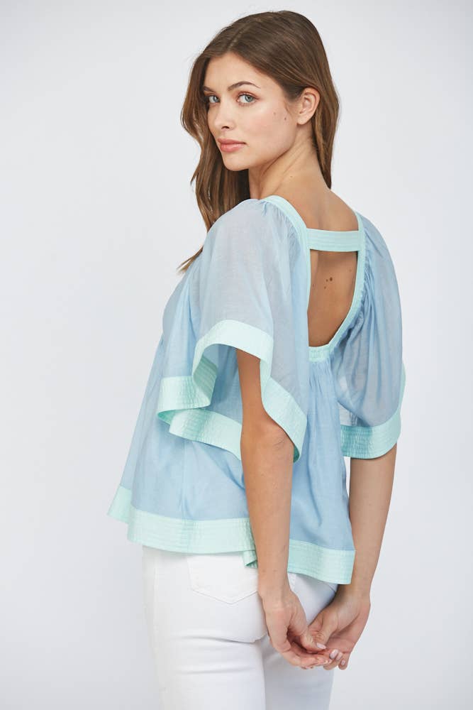 Mint To Be Babydoll Top