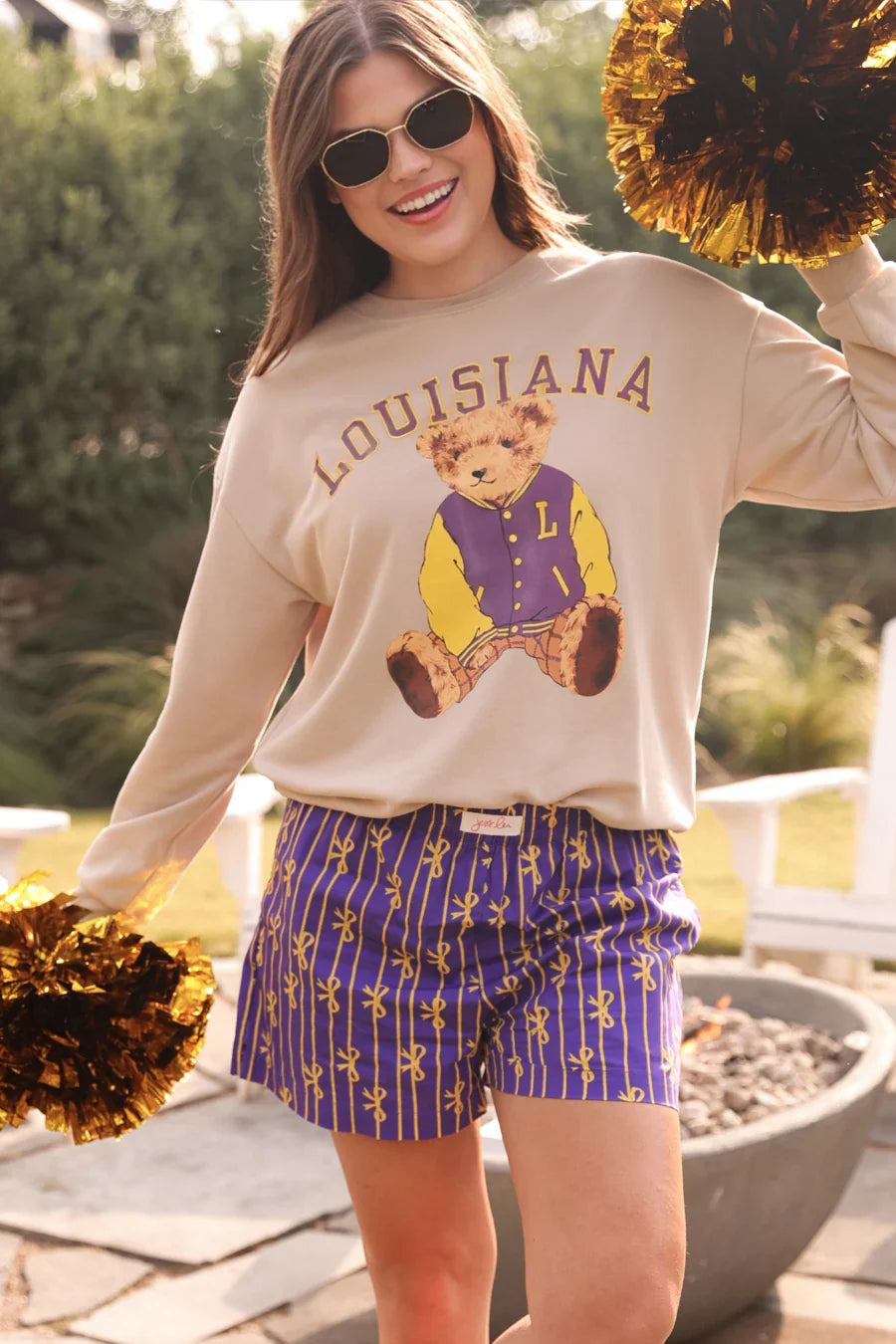Louisiana Bear Pullover - Reg & Curvy