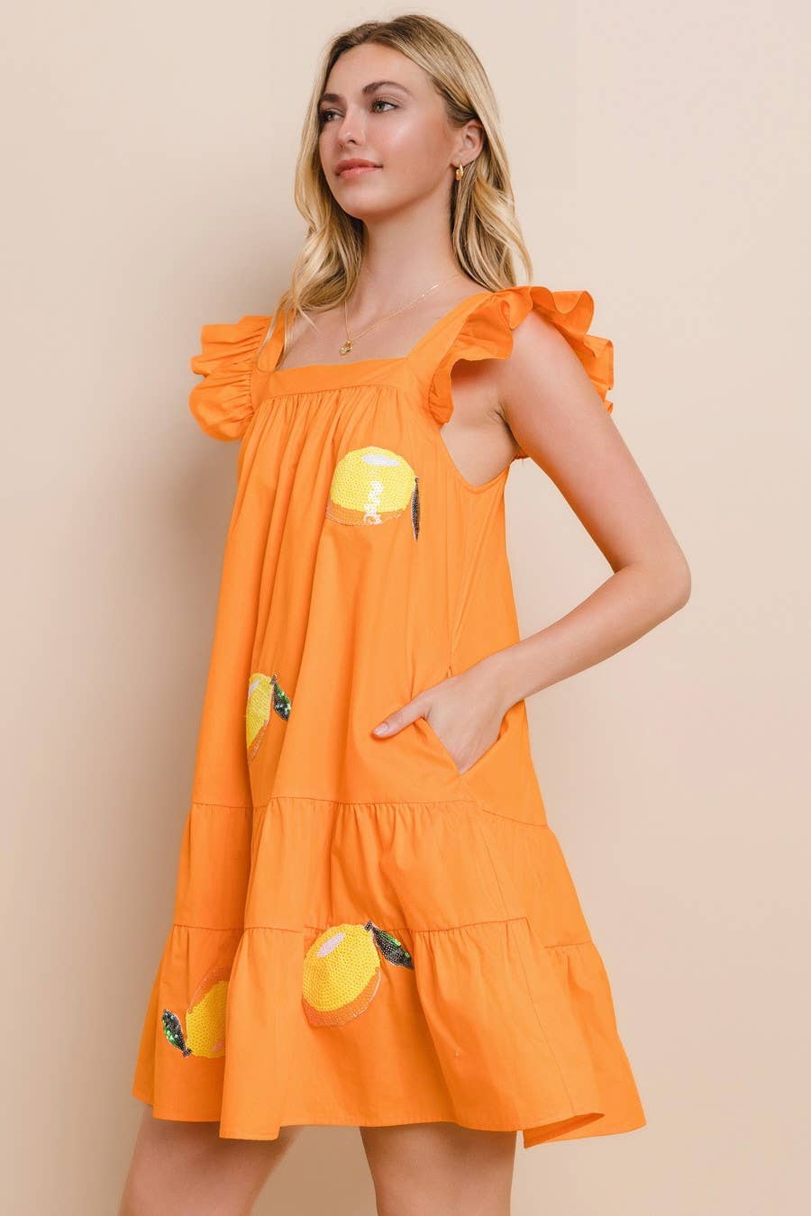 Limoncello Love Tiered Dress - 2 Colors