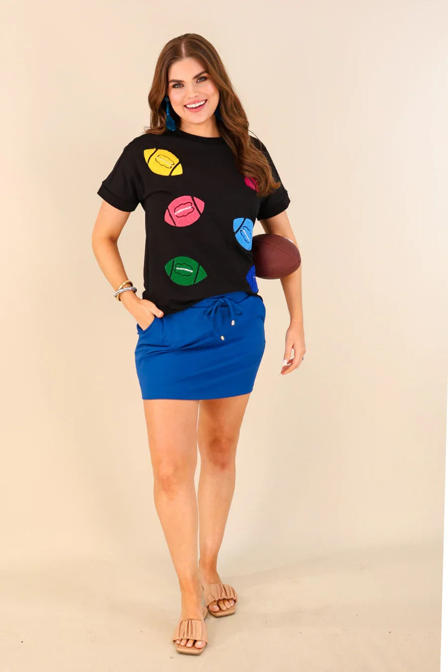 Touchdown Confetti Tee - Reg & Curvy
