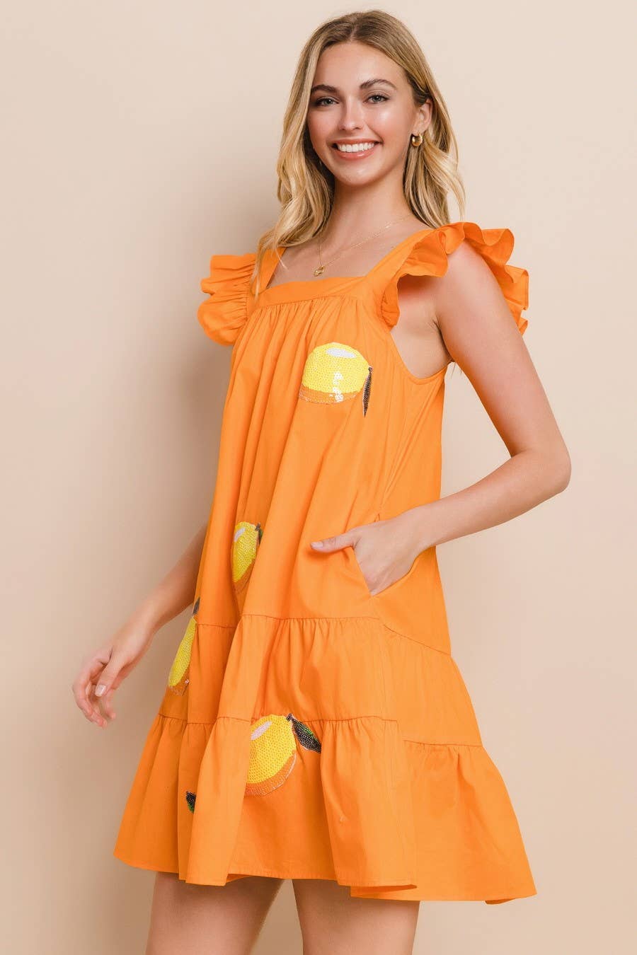 Limoncello Love Tiered Dress - 2 Colors