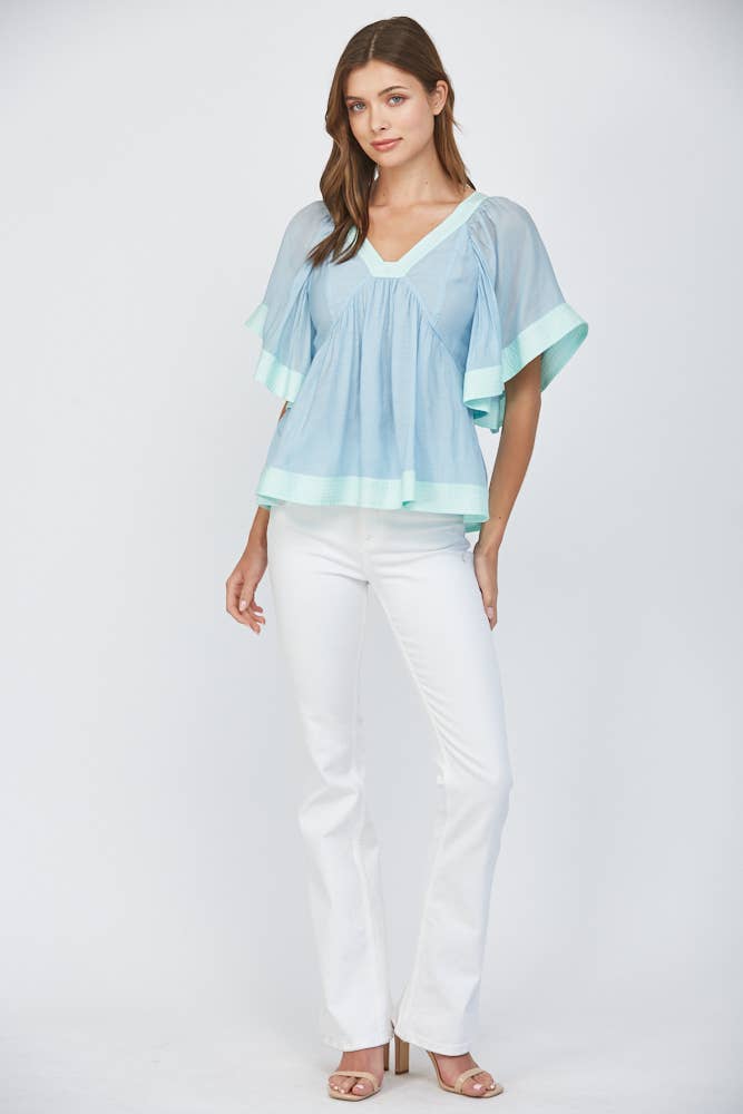 Mint To Be Babydoll Top