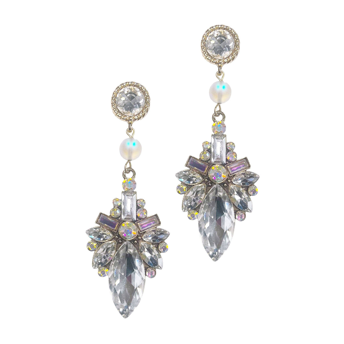 Moonlight Glam Statement Earrings