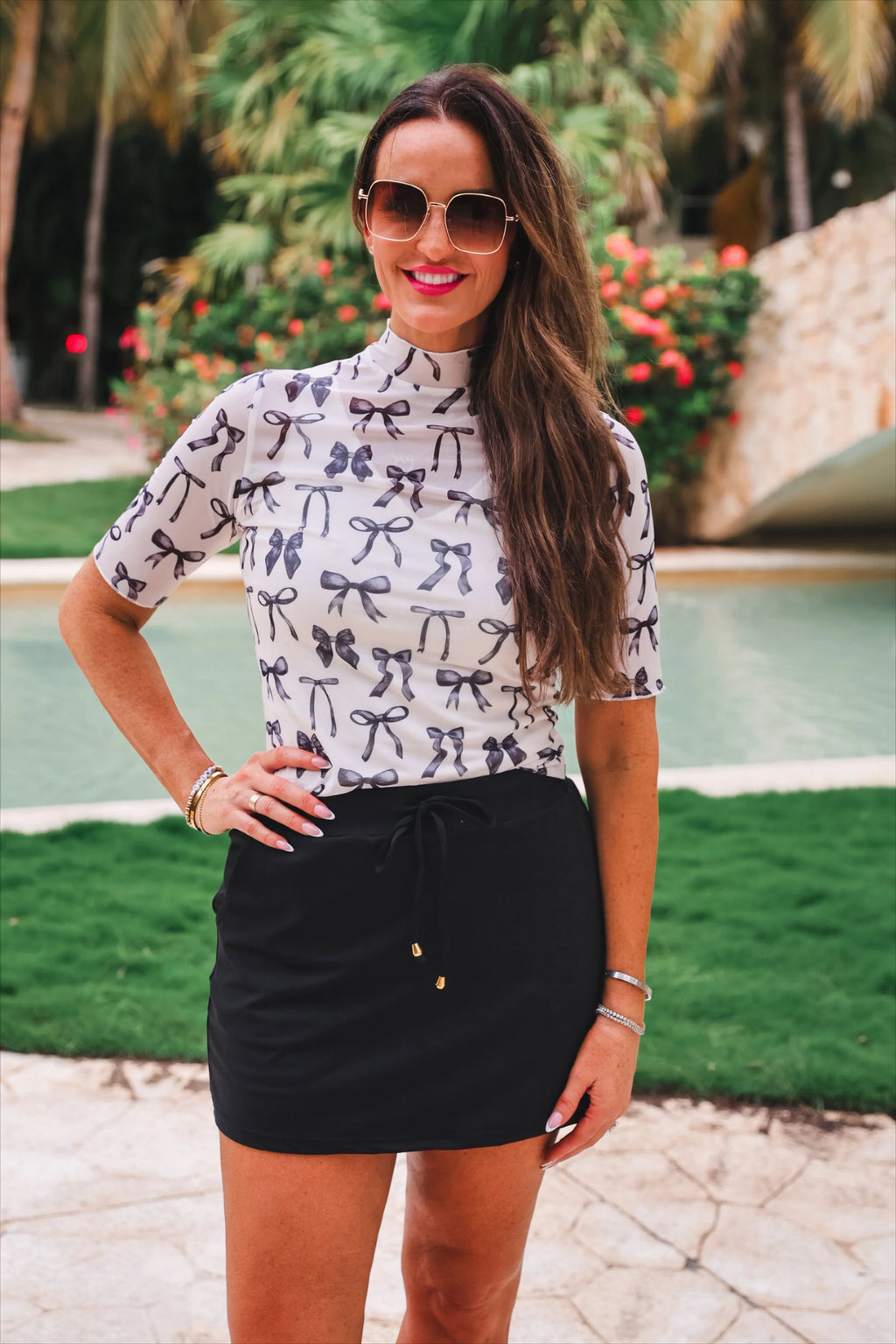 On The Go Everyday Black Skort - Reg & Curvy