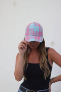 Bubblegum Check Cap