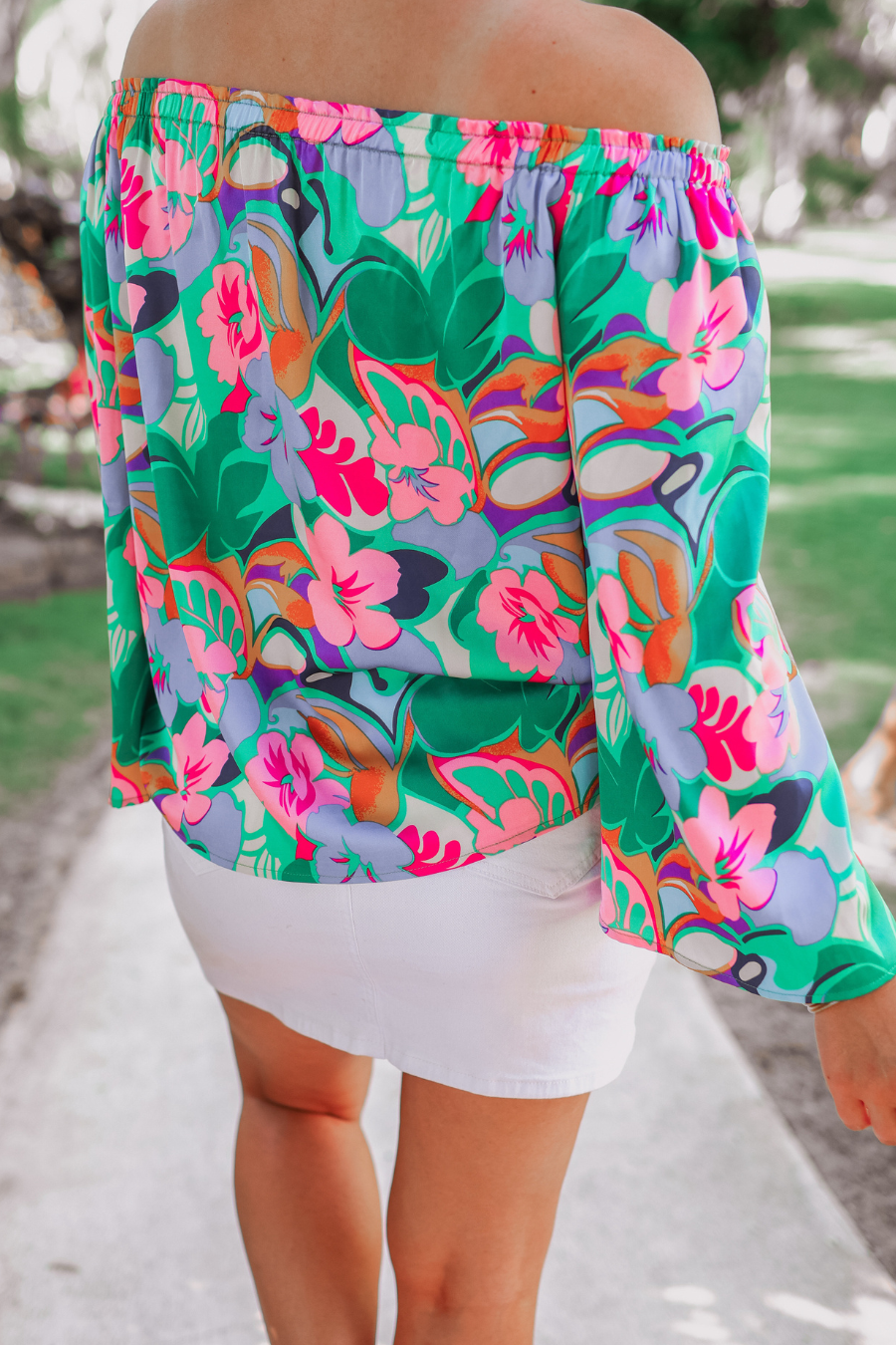 Tropic State of Mind Off Shoulder Top - Reg & Curvy