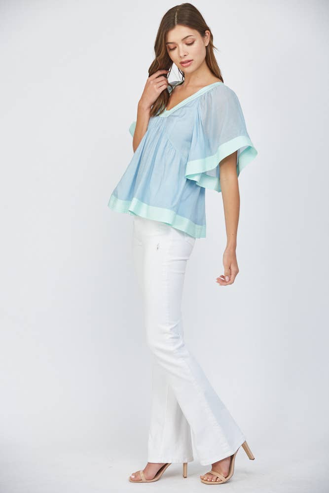 Mint To Be Babydoll Top