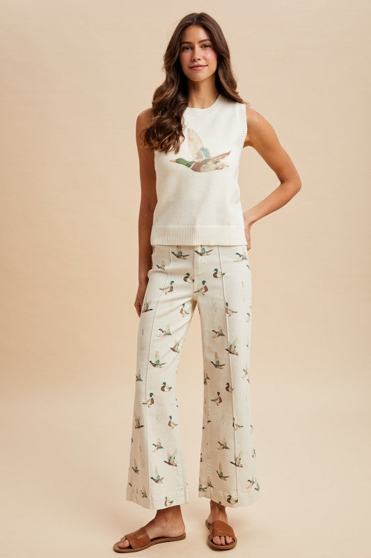 Mallard Moment Wide-Leg Denim - Reg & Curvy