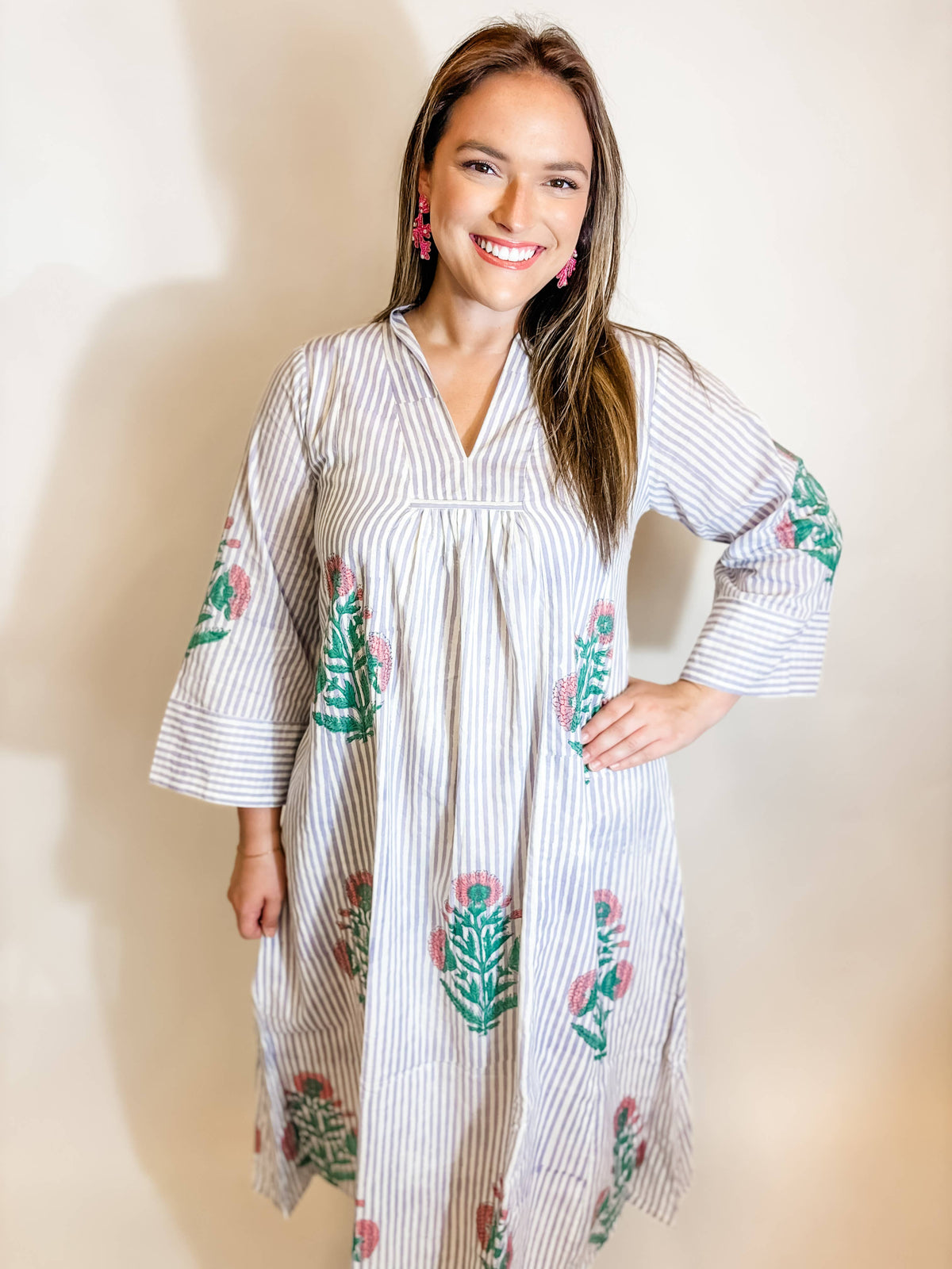 The Mauve Market Stroll Caftan Dress - Reg & Curvy