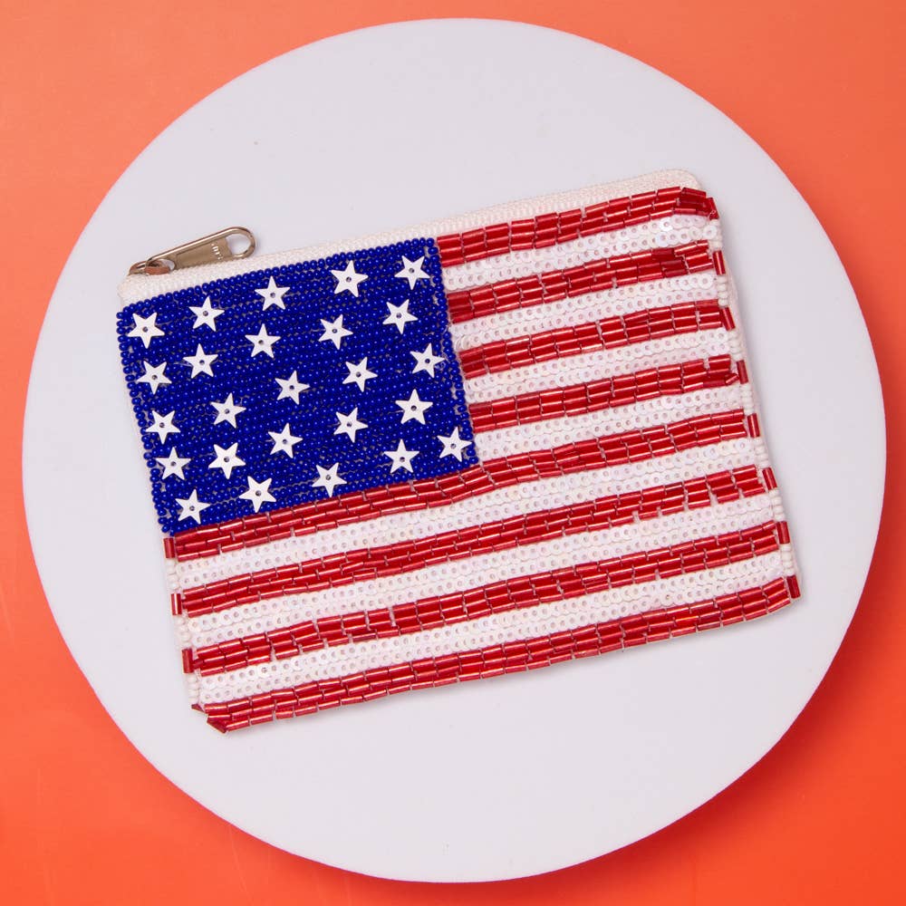 Stars, Stripes & Sparkle Coin Pouch