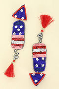 Firecracker Fringe Statement Earrings