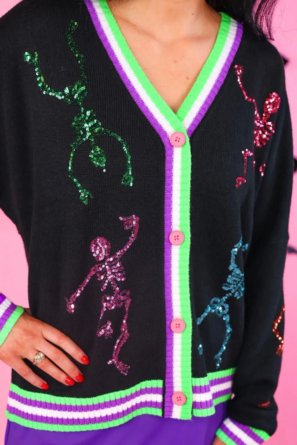 *PREORDER* Monster Mash Cardigan - Reg & Curvy