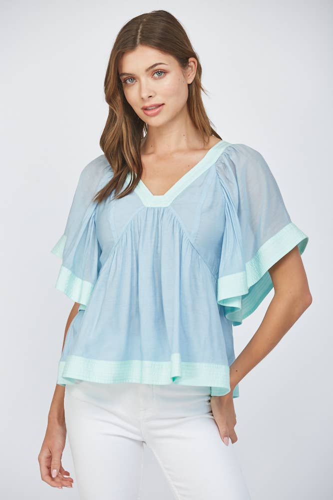 Mint To Be Babydoll Top