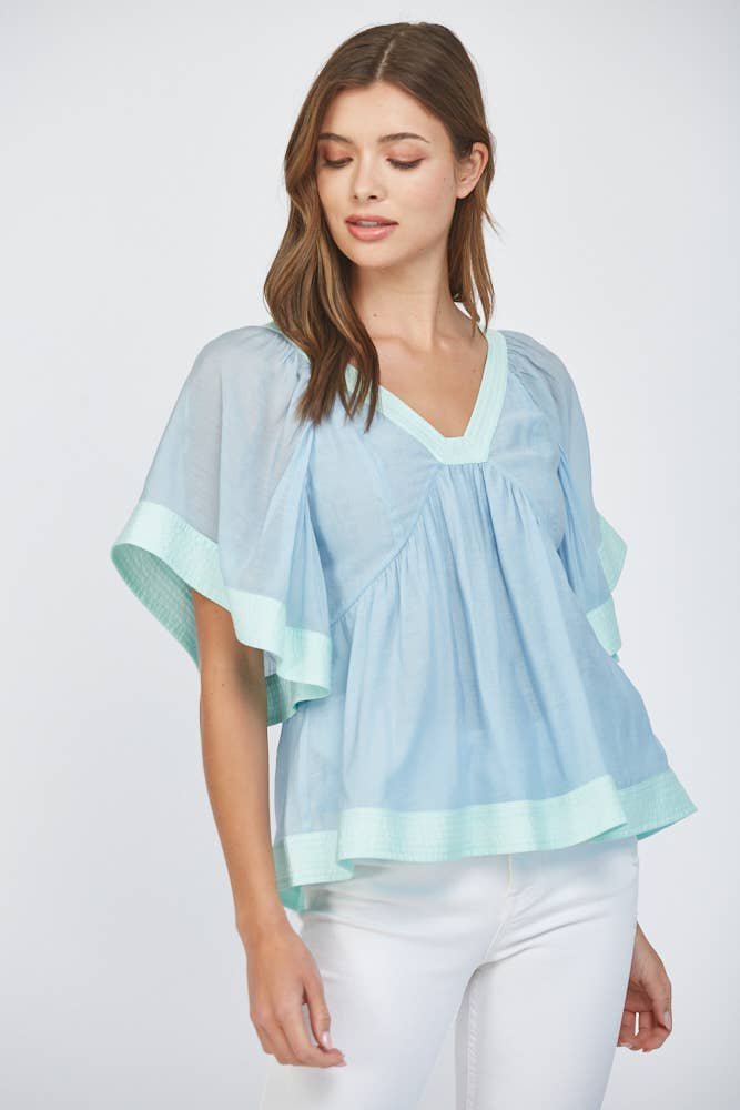 Mint To Be Babydoll Top