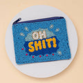Oh Sh*t! Beaded Coin Purse