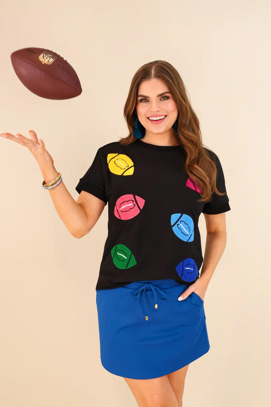 Touchdown Confetti Tee - Reg & Curvy