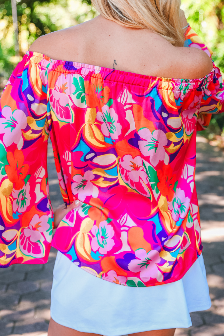 Tropic State of Mind Off Shoulder Top - Reg & Curvy