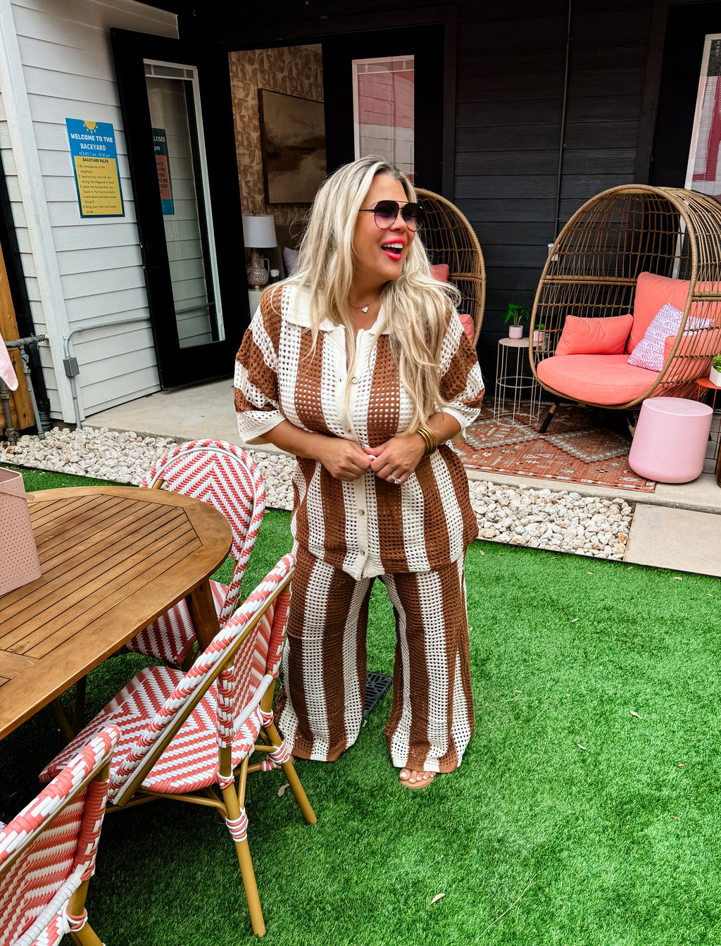 Sandy Toes Sweater Knit Cover-Up Set - Reg & Curvy