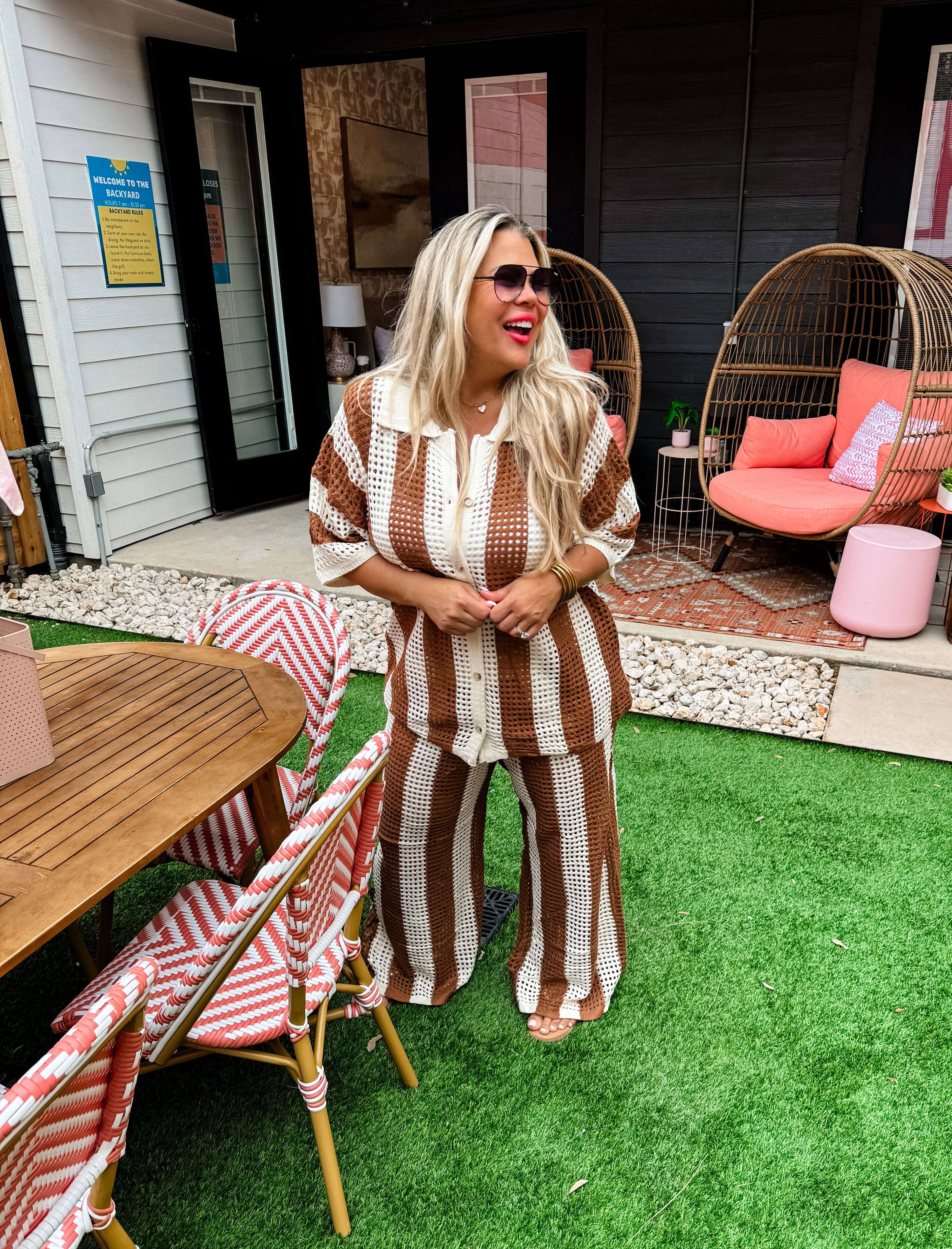 Sandy Toes Sweater Knit Cover-Up Set - Reg & Curvy