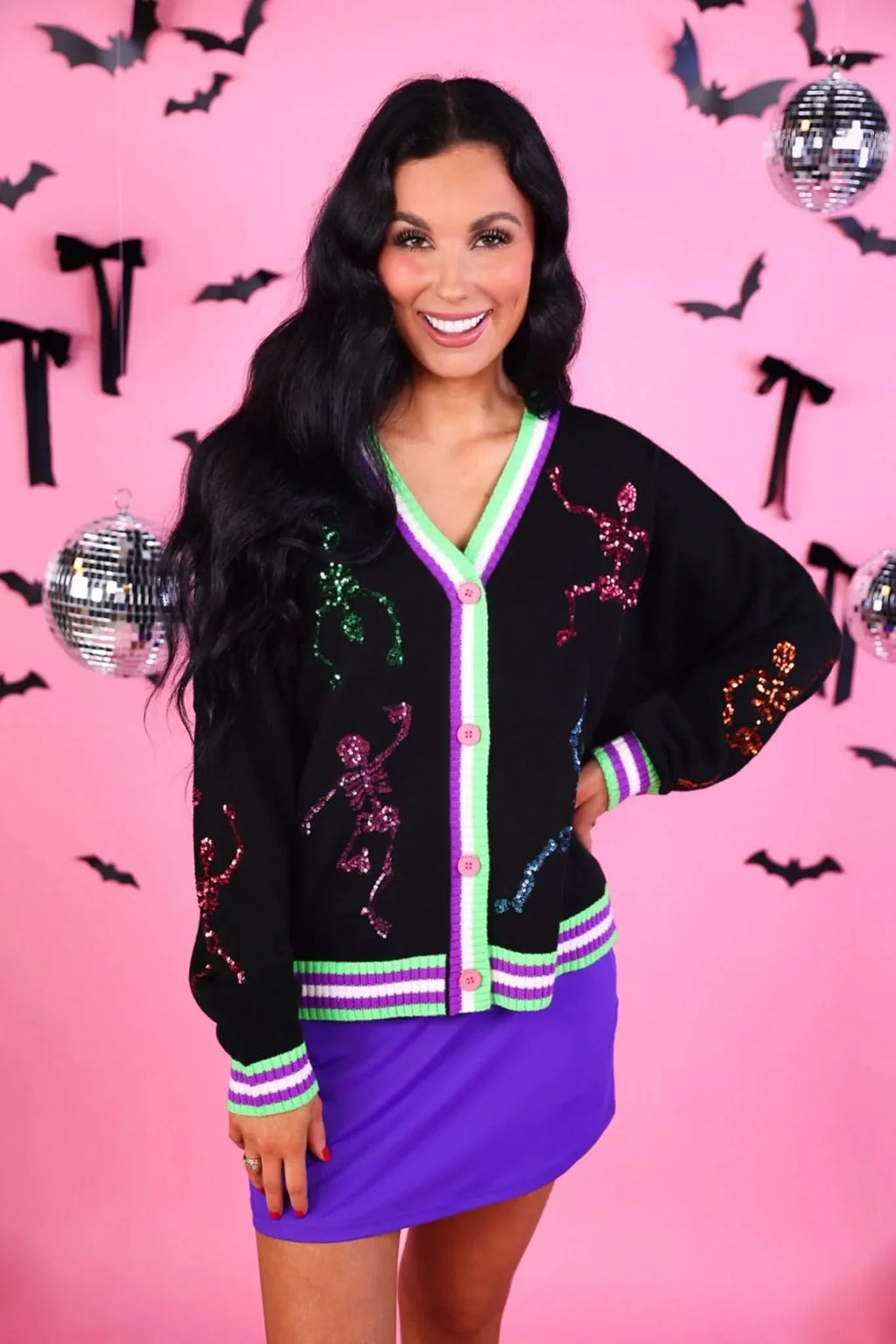 *PREORDER* Monster Mash Cardigan - Reg & Curvy