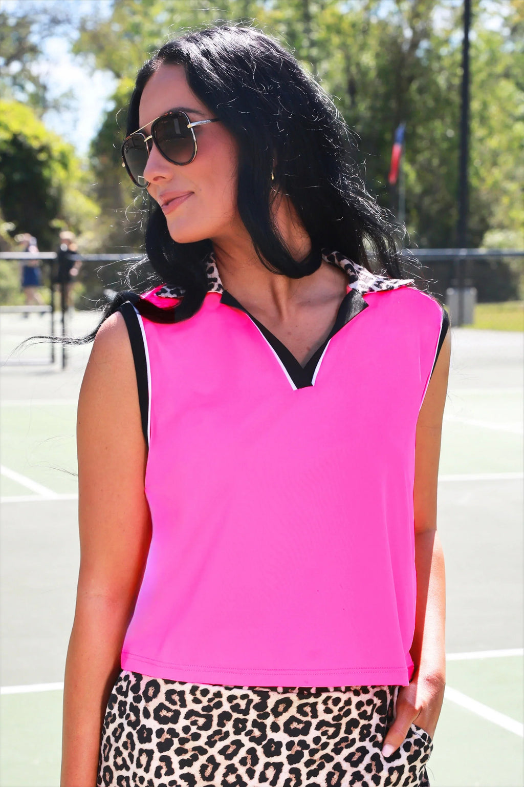 Fierce & Flirty Polo Tank - Reg & Curvy