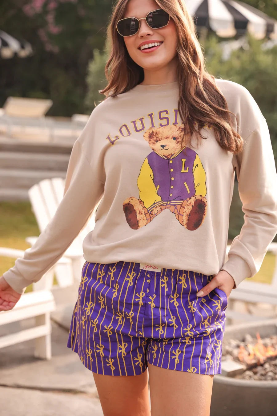 Louisiana Bear Pullover - Reg & Curvy