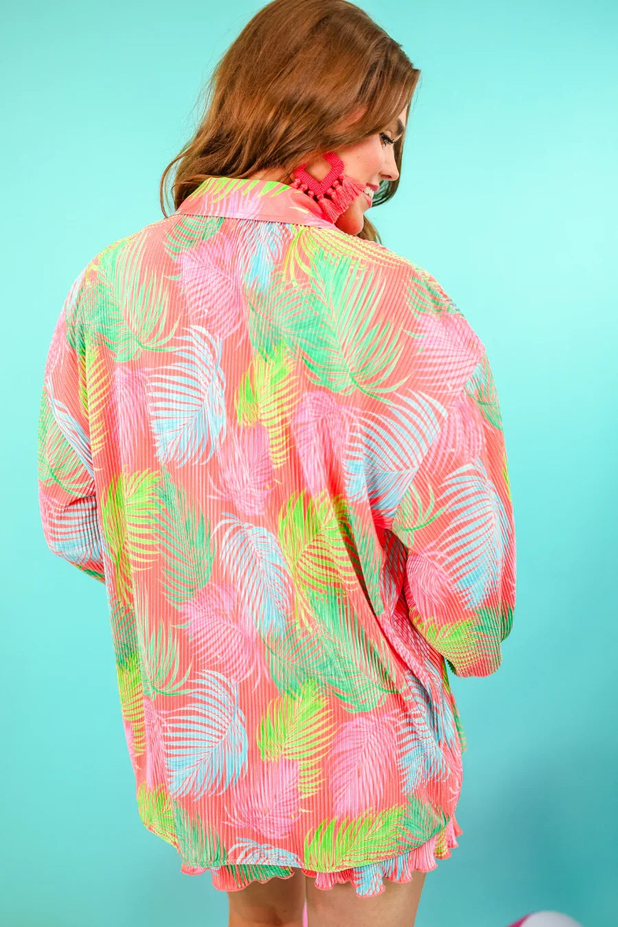 Palm Springs Punch Pleated Set - Reg & Curvy