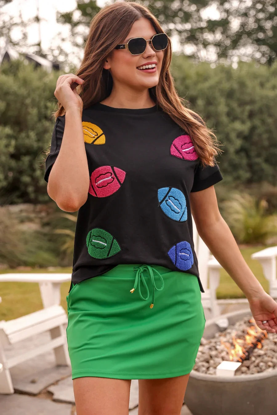 Touchdown Confetti Tee - Reg & Curvy
