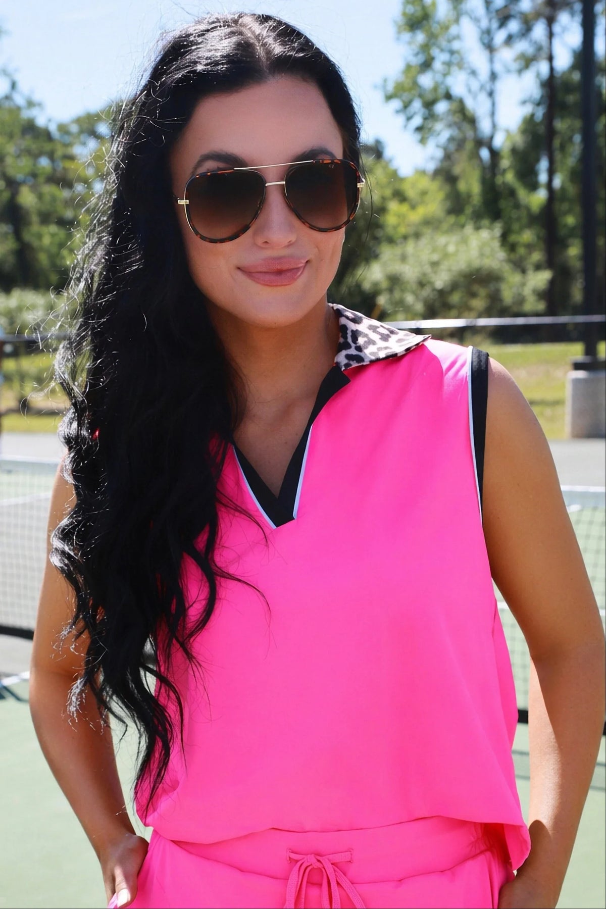 Fierce & Flirty Polo Tank - Reg & Curvy