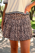 Wild Side Pleated Skort - Reg & Curvy