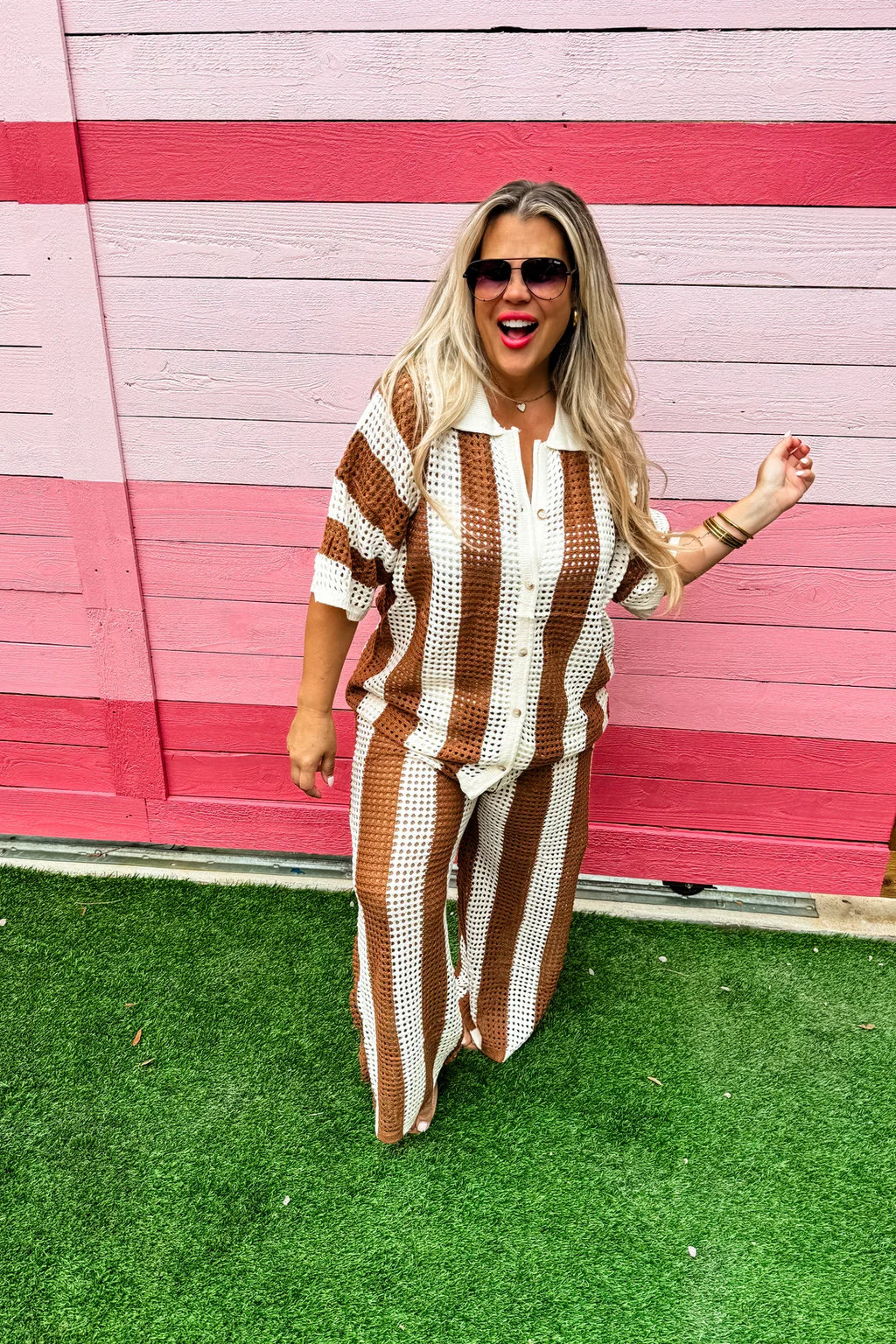Sandy Toes Sweater Knit Cover-Up Set - Reg & Curvy