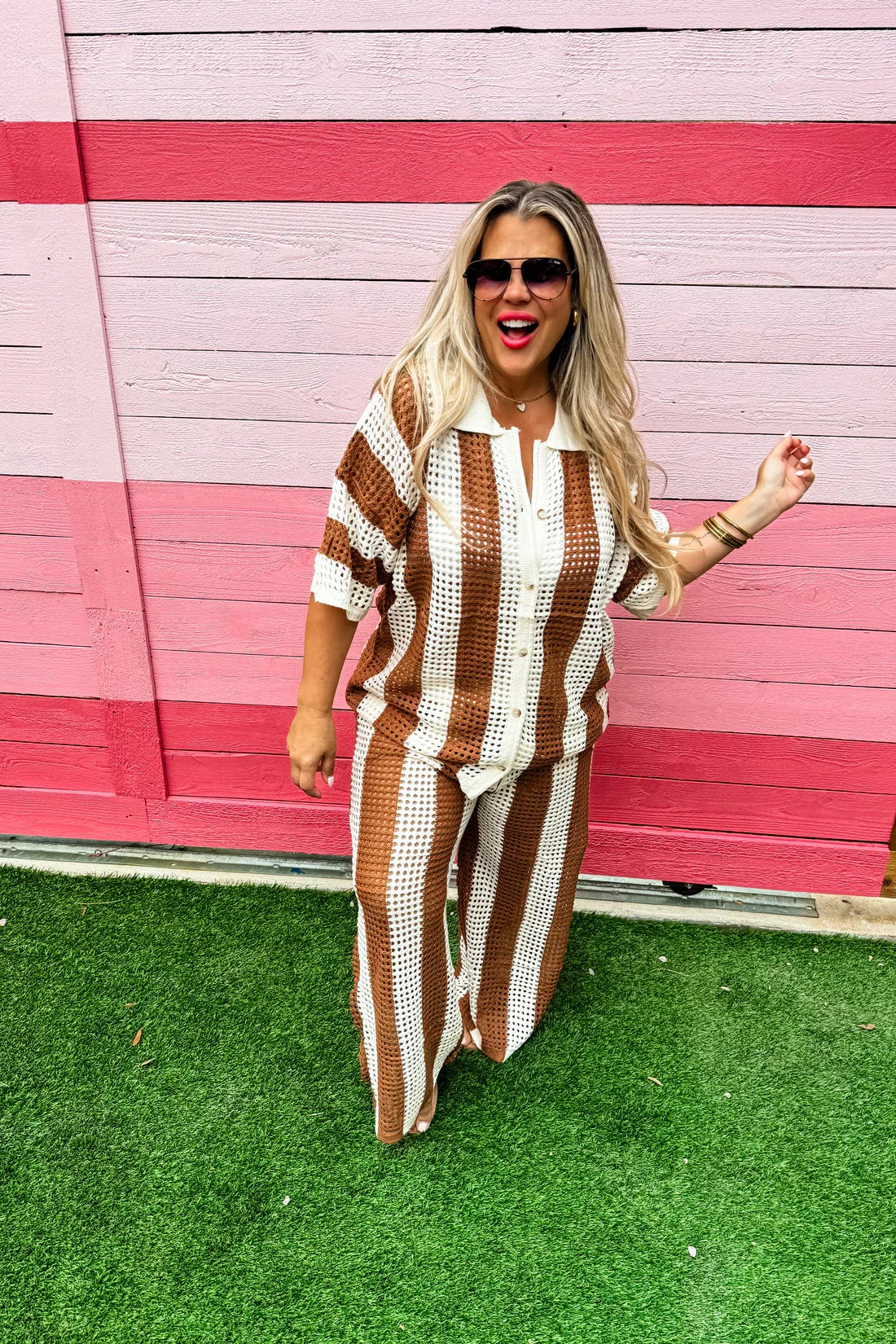 Sandy Toes Sweater Knit Cover-Up Set - Reg & Curvy