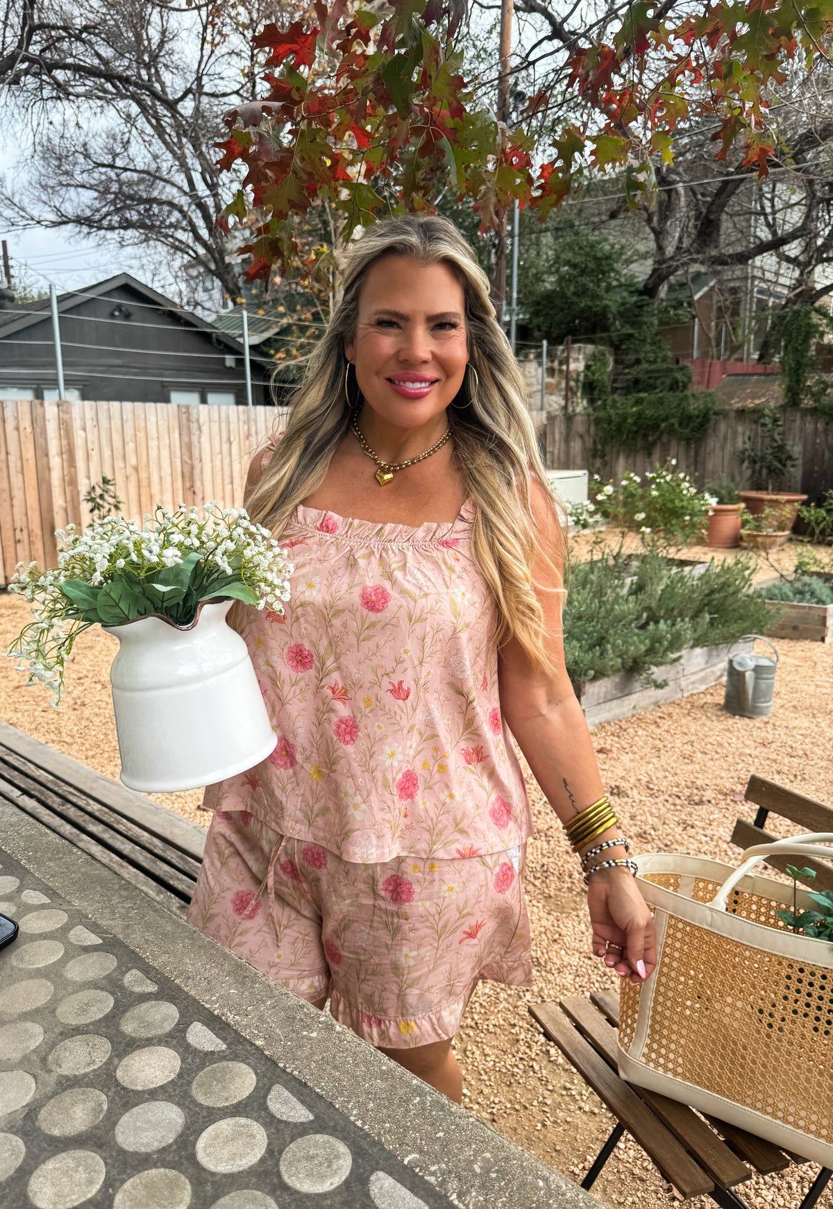 Blush Garden Lounge Set  - Reg & Curvy