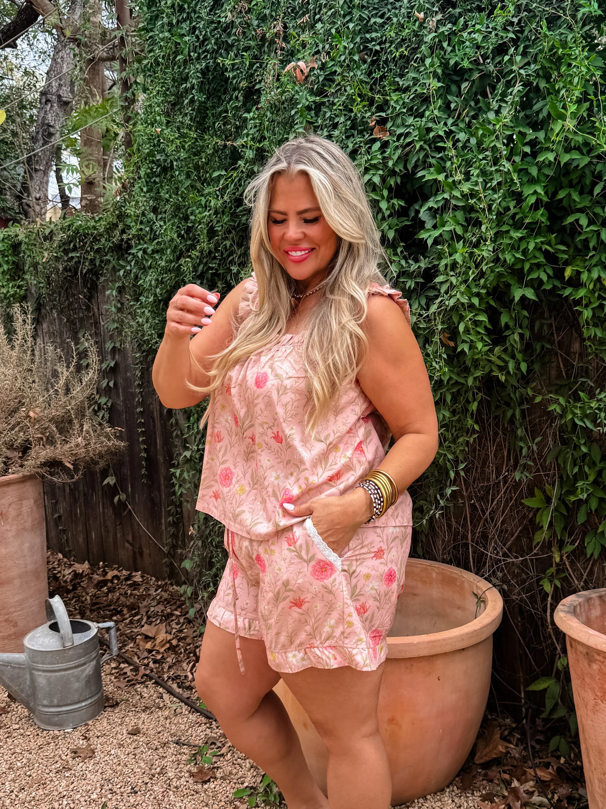 Blush Garden Lounge Set  - Reg & Curvy