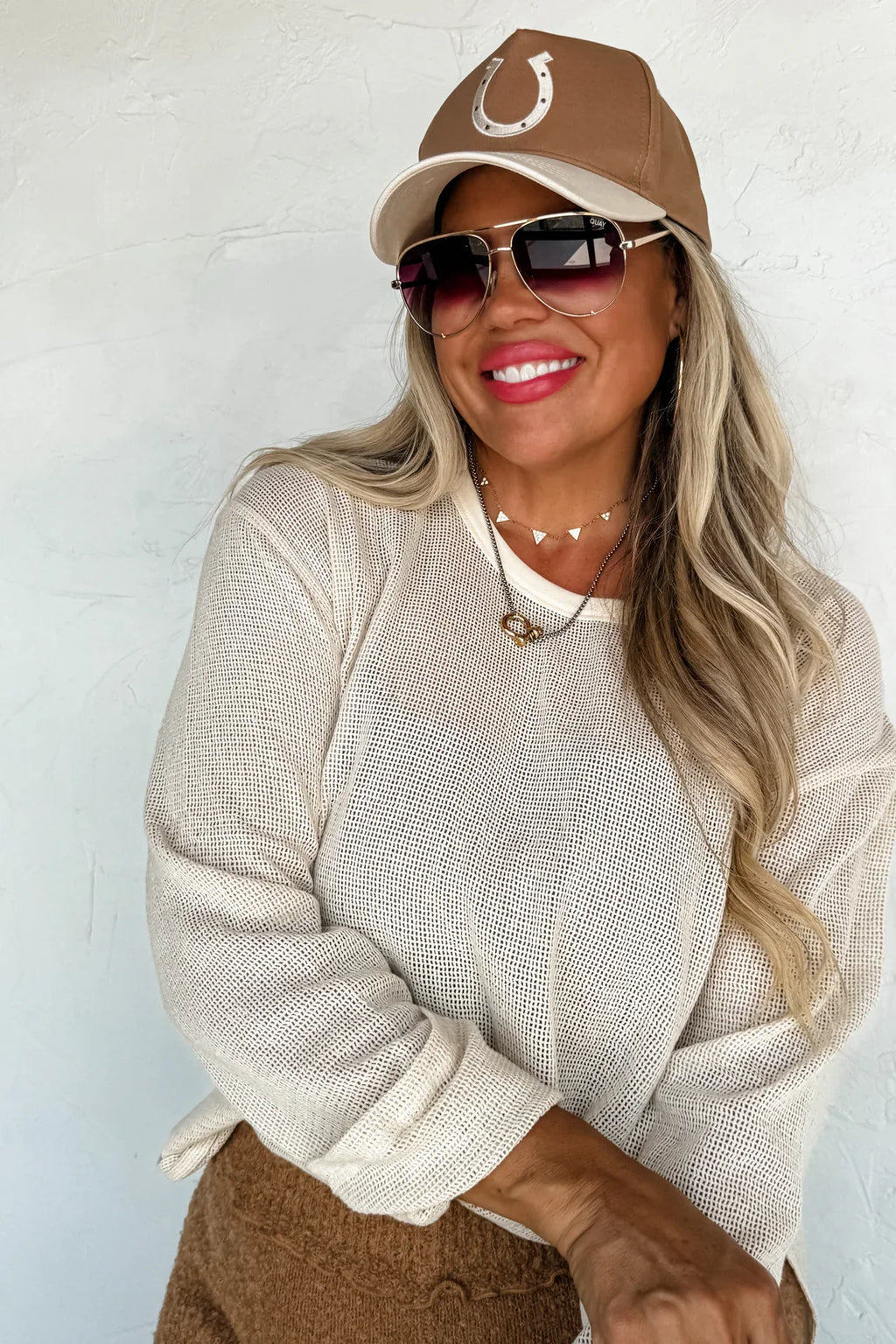 Coastal Breeze Mesh Tunic - Curvy
