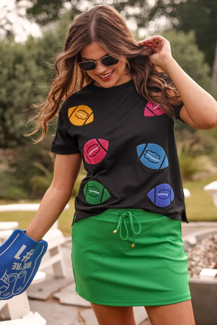 Touchdown Confetti Tee - Reg & Curvy