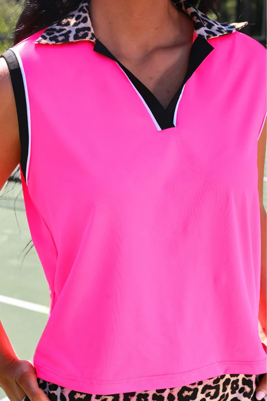 Fierce & Flirty Polo Tank - Reg & Curvy